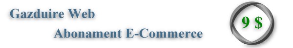 Gazduire Web E-Commerce