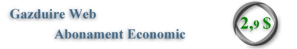 Gazduire Web Economic